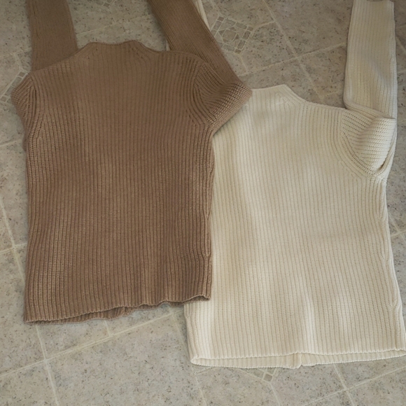 ATHLETA ASYMMETRIC SIDE ZIP SWEATER CREAM SWEATER ONLY - Picture 7 of 8